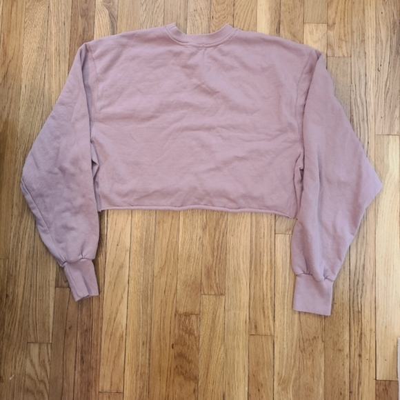 NWOT Good American Cropped and Cool Sweatshirt Sz 3 (Large) - Picture 4 of 7